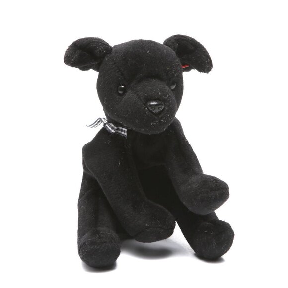 Vintage LUKE 1999 TY Beanie Baby Dog Puppy Black Collectable Stuffy - Picture 3 of 8